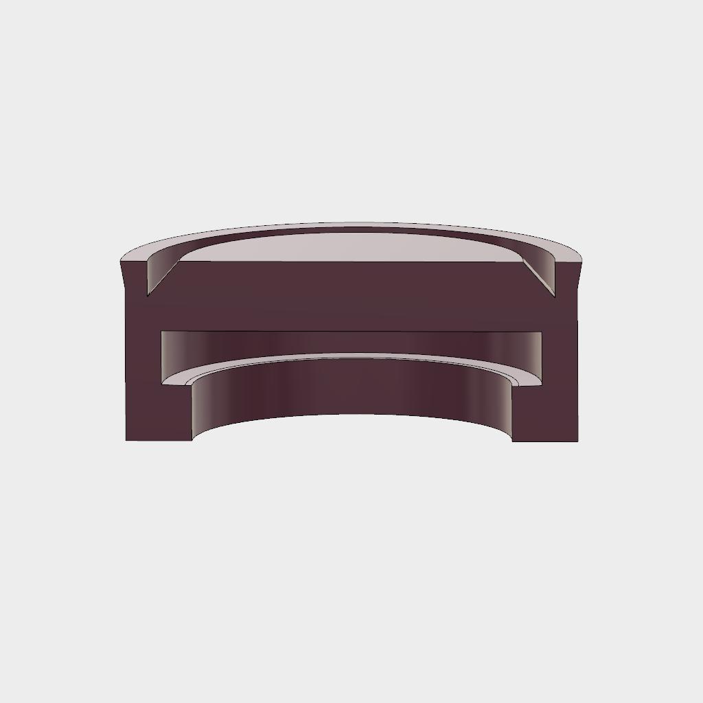 HW-25 PARA REV-3 CROSS HW 25mm Piston seal
